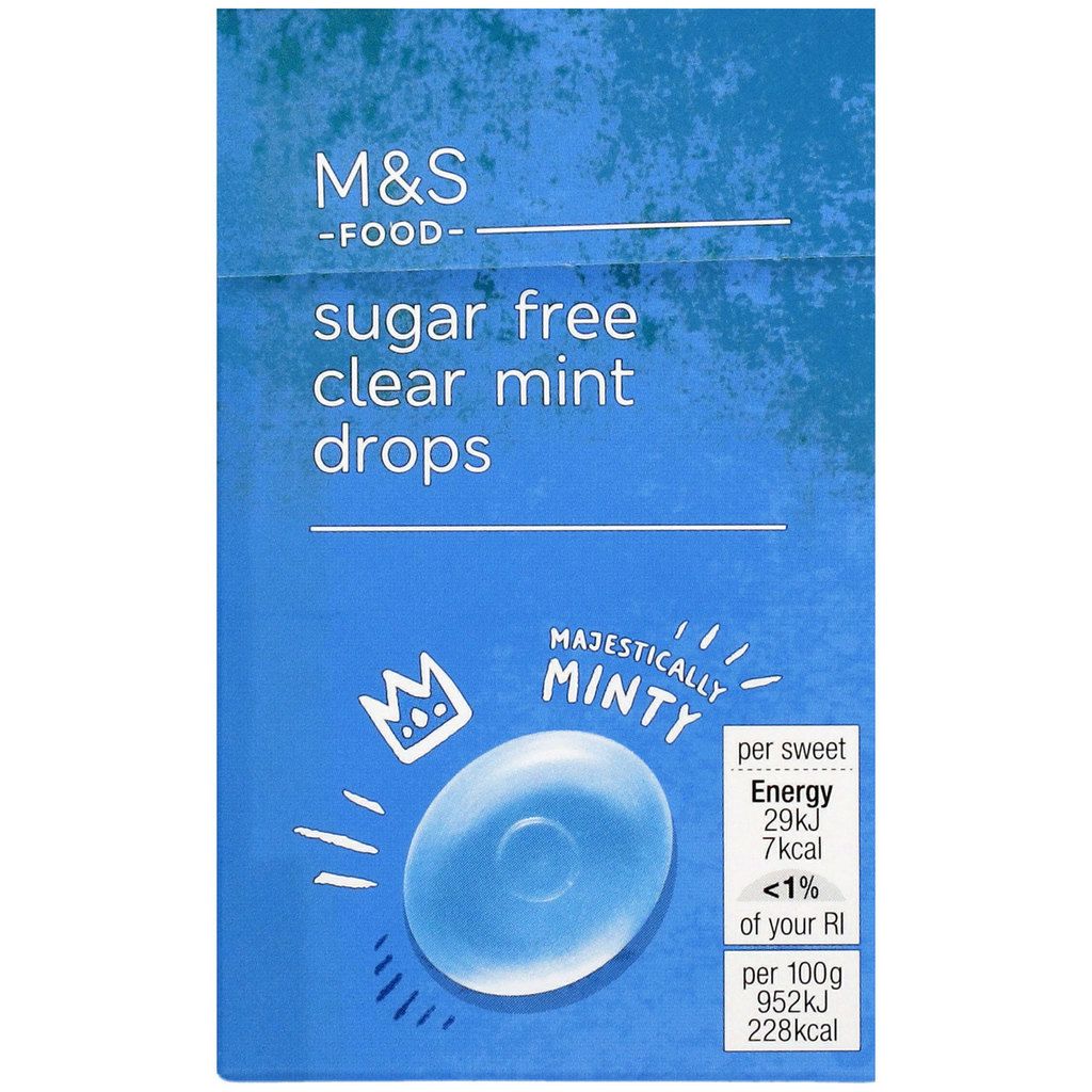 SUGAR FREE CLEAR MINT DROPS - Marks & Spencer